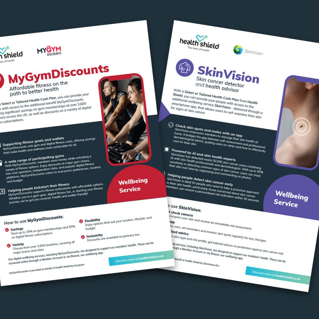 Health Shield - Leaflets - MyGymDiscounts and SkinVision