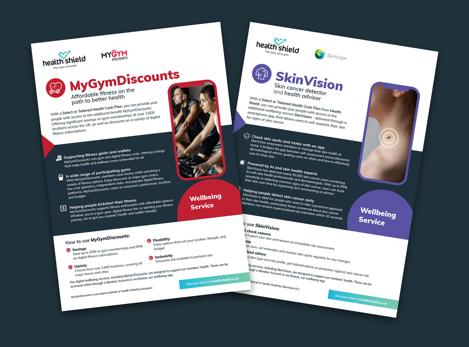 Health Shield - Leaflets - MyGymDiscounts and SkinVision