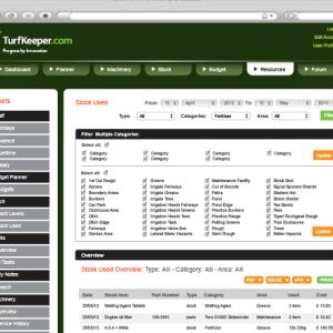 TurfKeeper.com – Online Staff/ Project Management  -UI/UX Graphic Design